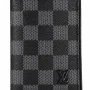 Louis Vuitton Black and Grey Check Wallet CE601-99L