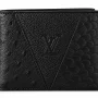 Louis Vuitton Black Embossed Bifold Wallet LV-9819