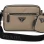 Prada Khaki Nylon Crossbody Bag with Pouch PRA-5883