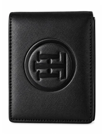 Tommy Hilfiger Black Embossed Wallet TH-9753