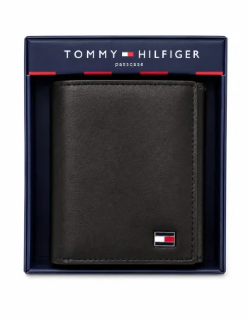 Tommy Hilfiger Black wallet -TH-7057-BK