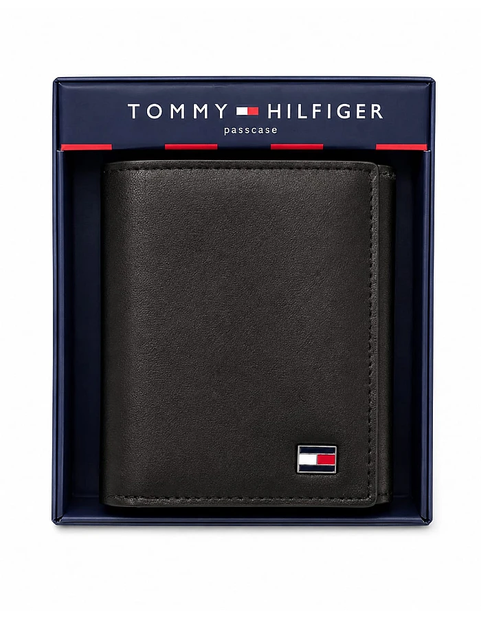 Tommy Hilfiger Black wallet -TH-7057-BK