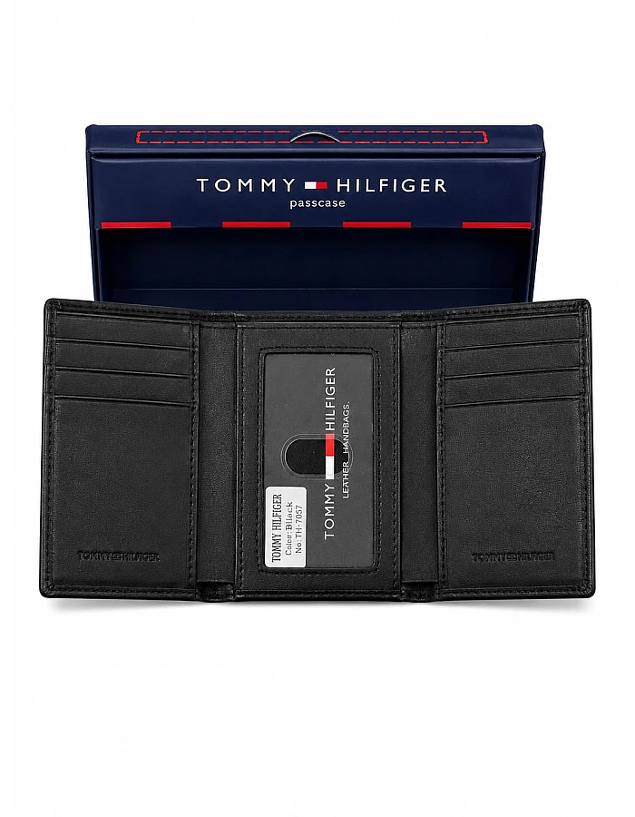 Tommy Hilfiger Black wallet -TH-7057-BK