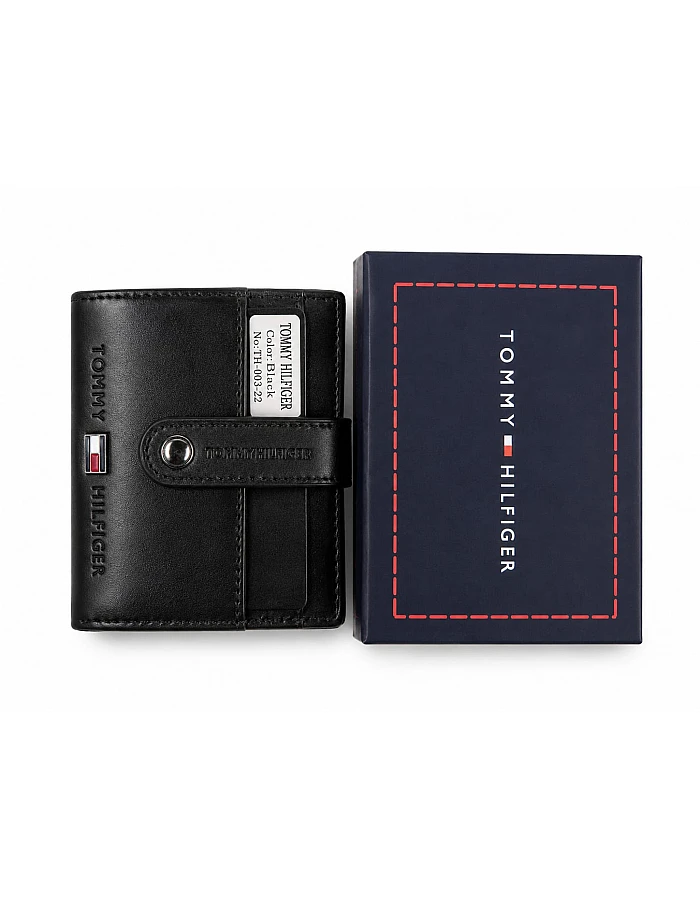 Tommy Hilfiger Black wallet -TH-003-BK