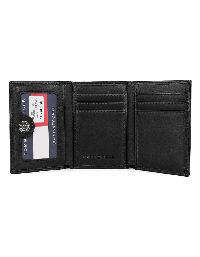 Tommy Hilfiger Black wallet -TRI-1024D-BK