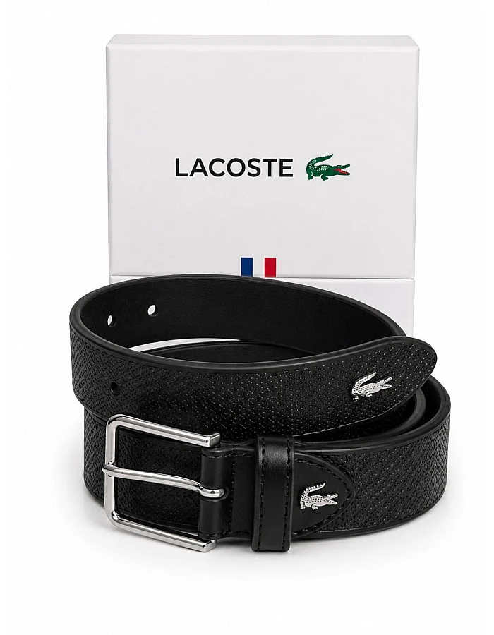 LACOSTE Men's belt-LAC-505-Bk