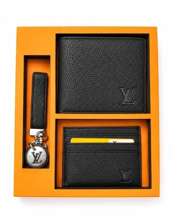محفظة & ميدالية موديل  LV-1015A-BK