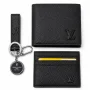 محفظة & ميدالية موديل  LV-1015A-BK
