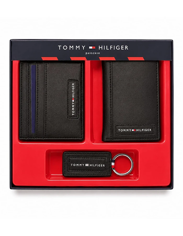 Tommy Hilfiger medal & Wallet -TO-1024D-BK
