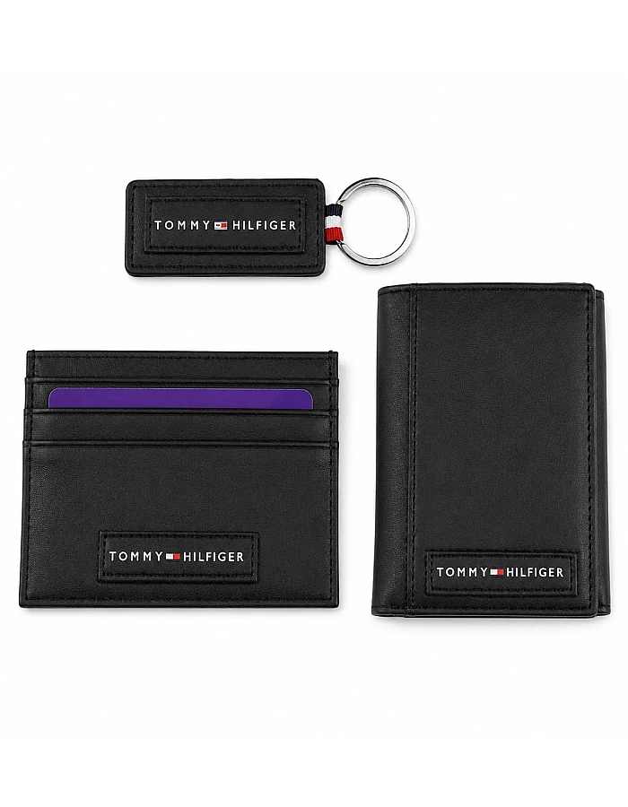Tommy Hilfiger medal & Wallet -TO-1024D-BK