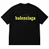 Balenciaga Oversized Printed T-Shirt – Black