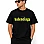 Balenciaga Oversized Printed T-Shirt – Black