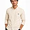 Fred Perry Striped Oxford Shirt – Off-White / Beige