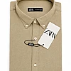ZARA Linen-Look Shirt – Light Beige