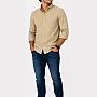 ZARA Linen-Look Shirt – Light Beige