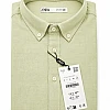 ZARA Linen-Look Shirt – Sage Green