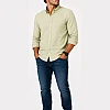 ZARA Linen-Look Shirt – Sage Green