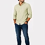 ZARA Linen-Look Shirt – Sage Green