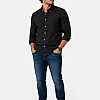 ZARA Linen-Look Shirt – Black