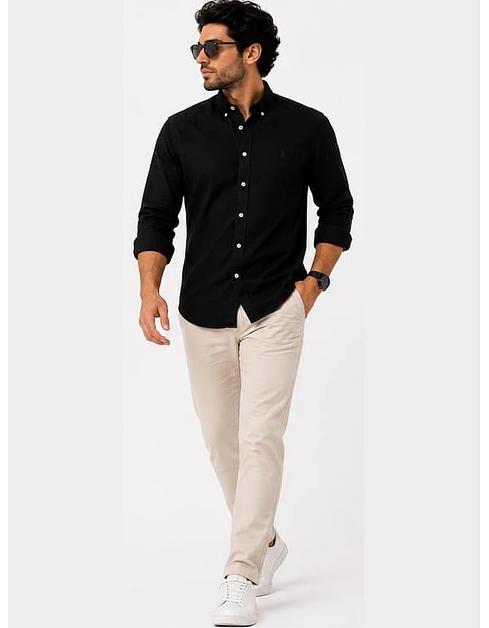 Polo Ralph Lauren Piqué Shirt – Black