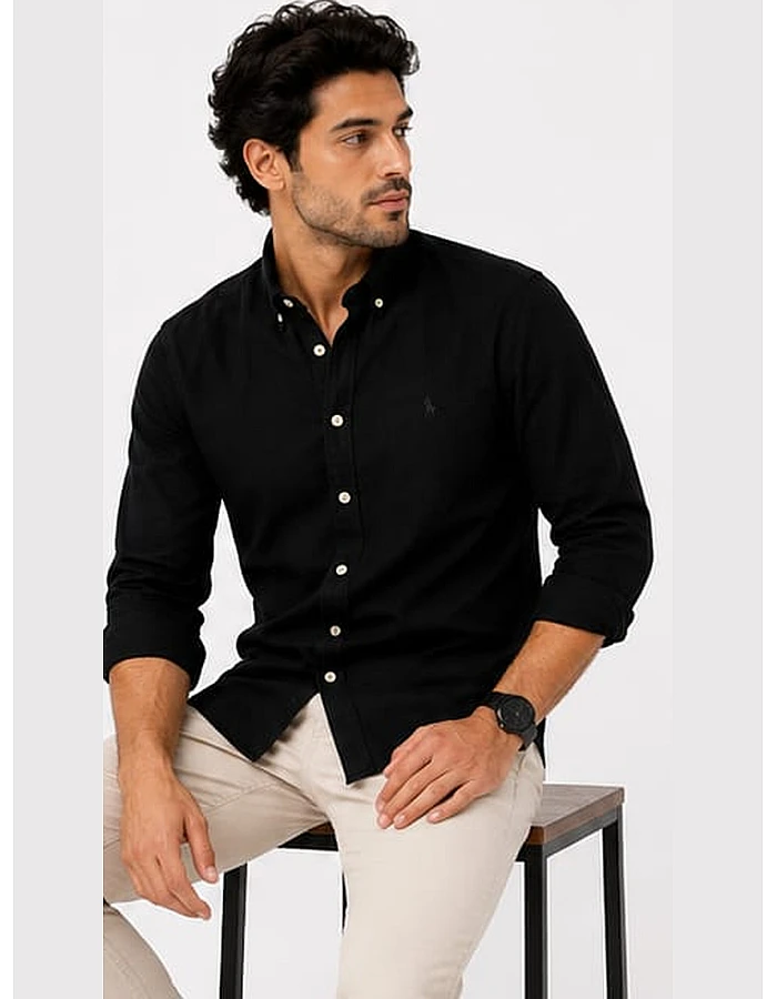 Polo Ralph Lauren Piqué Shirt – Black