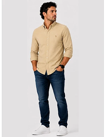 Polo Ralph Lauren Piqué Shirt – Beige