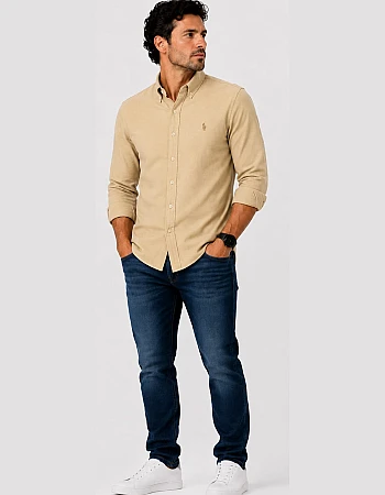 Polo Ralph Lauren Piqué Shirt – Beige