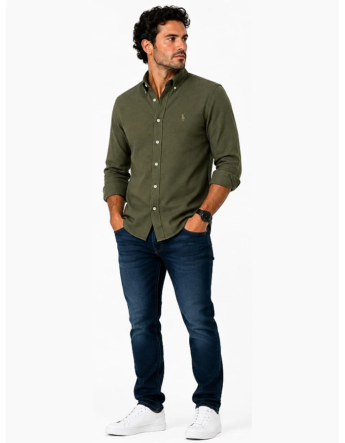 Polo Ralph Lauren Piqué Shirt – Olive