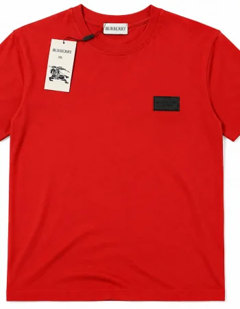 Burberry Logo T-Shirt – Red
