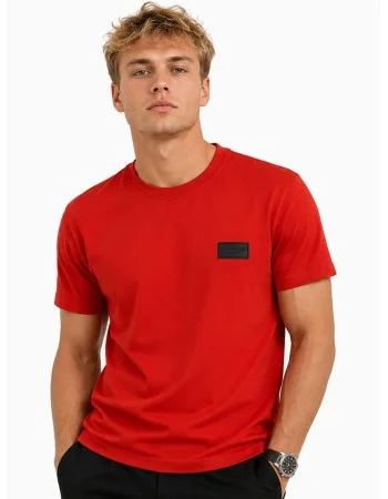 Burberry تيشيرت بشعار – أحمر