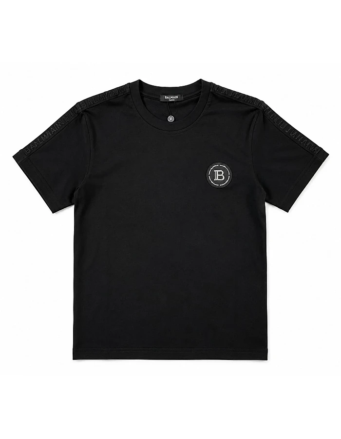 Balmain Paris Cotton T-Shirt – Black