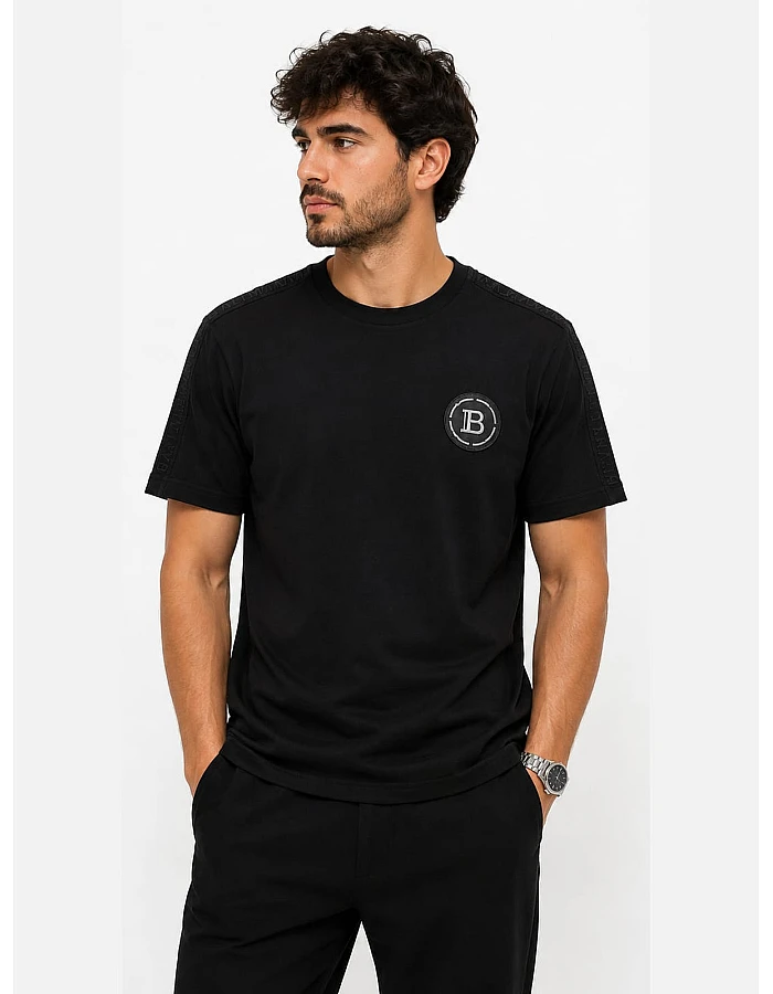 Balmain Paris Cotton T-Shirt – Black