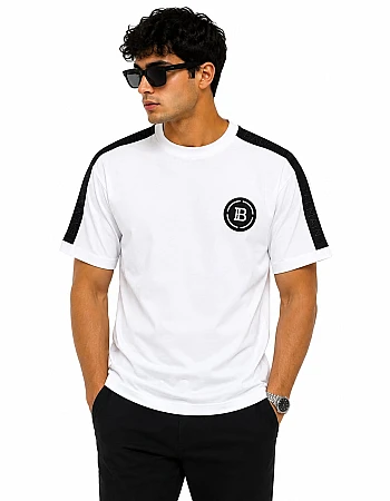 Balmain Paris Cotton T-Shirt – White