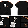 Hermès Striped-Shoulder T-Shirt – Black