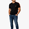 Hermès Striped-Shoulder T-Shirt – Black