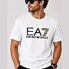 تيشيرت إمبوريو أرماني EA7 مطبوع – أبيض