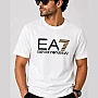 تيشيرت إمبوريو أرماني EA7 مطبوع – أبيض