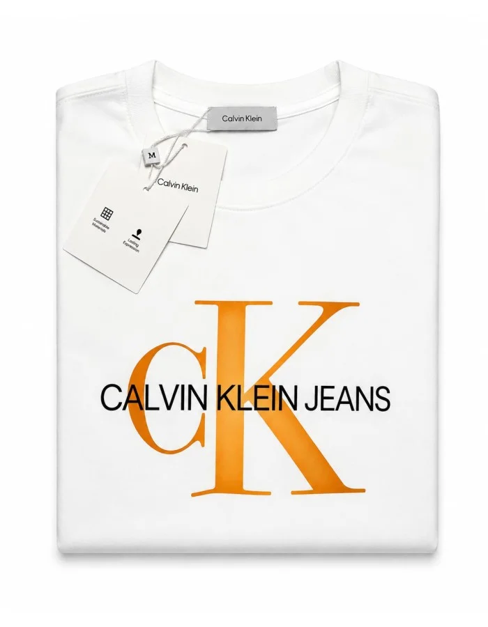 Calvin Klein Jeans Logo T-Shirt – White
