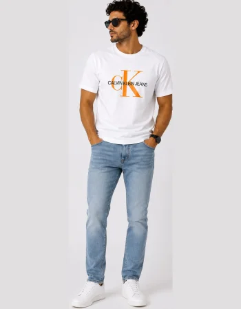 Calvin Klein Jeans Logo T-Shirt – White