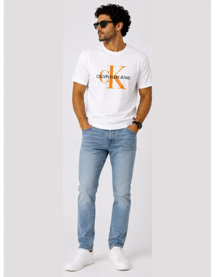 Calvin Klein Jeans Logo T-Shirt – White
