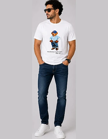 Polo Bear by Ralph Lauren Oversized T-Shirt – White