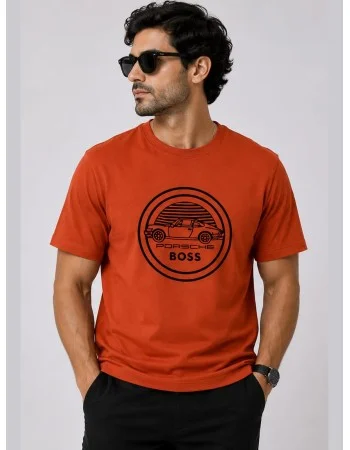 BOSS Graphic T-Shirt – Burnt Orange