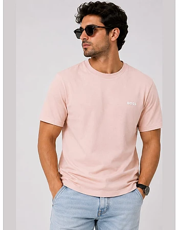 BOSS Plain T-Shirt – Light Pink
