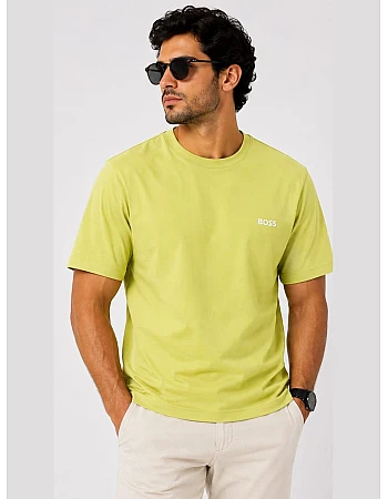 BOSS Plain T-Shirt – Neon Green