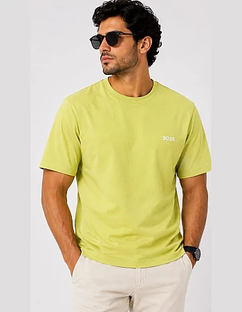 BOSS Plain T-Shirt – Neon Green