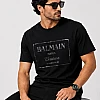 Balmain Paris Couture Frame T-Shirt – Black