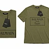 Balmain Paris Couture Frame T-Shirt – Olive