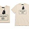 Balmain Paris Couture Frame T-Shirt – Cream