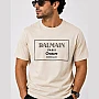 Balmain Paris Couture Frame T-Shirt – Cream