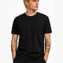 BOSS Round-Neck T-Shirt, 3D Tonal Logo – Black